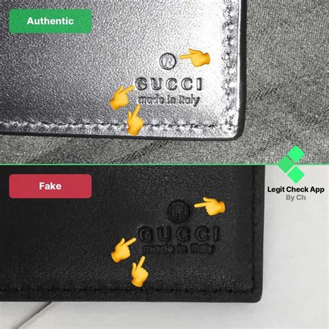 how to tell if gucci wallet fake|real gucci men's wallet.